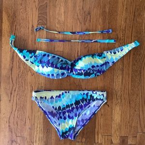 Boden Strapless Bikini Top + Bottom